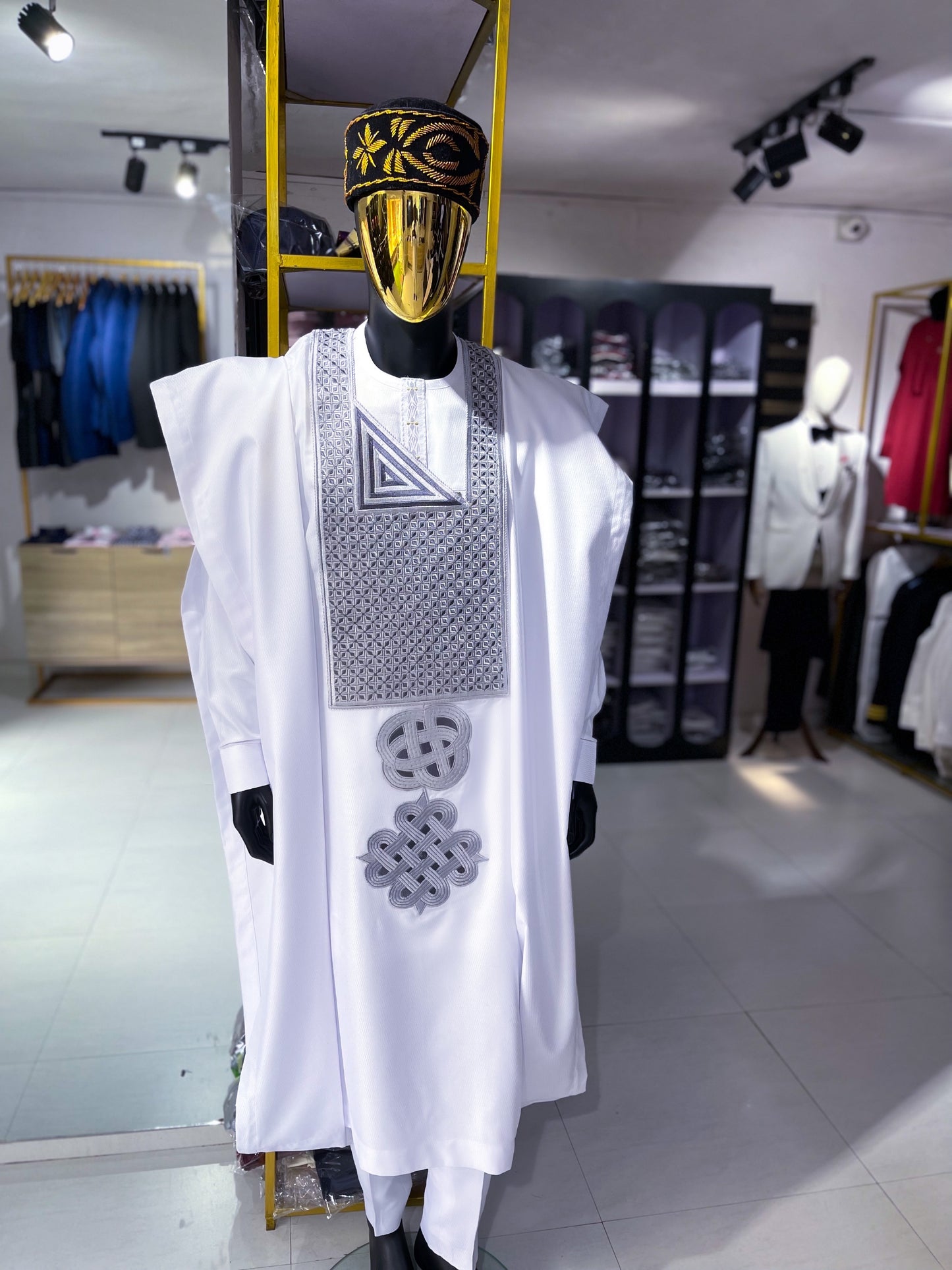 White Agbada