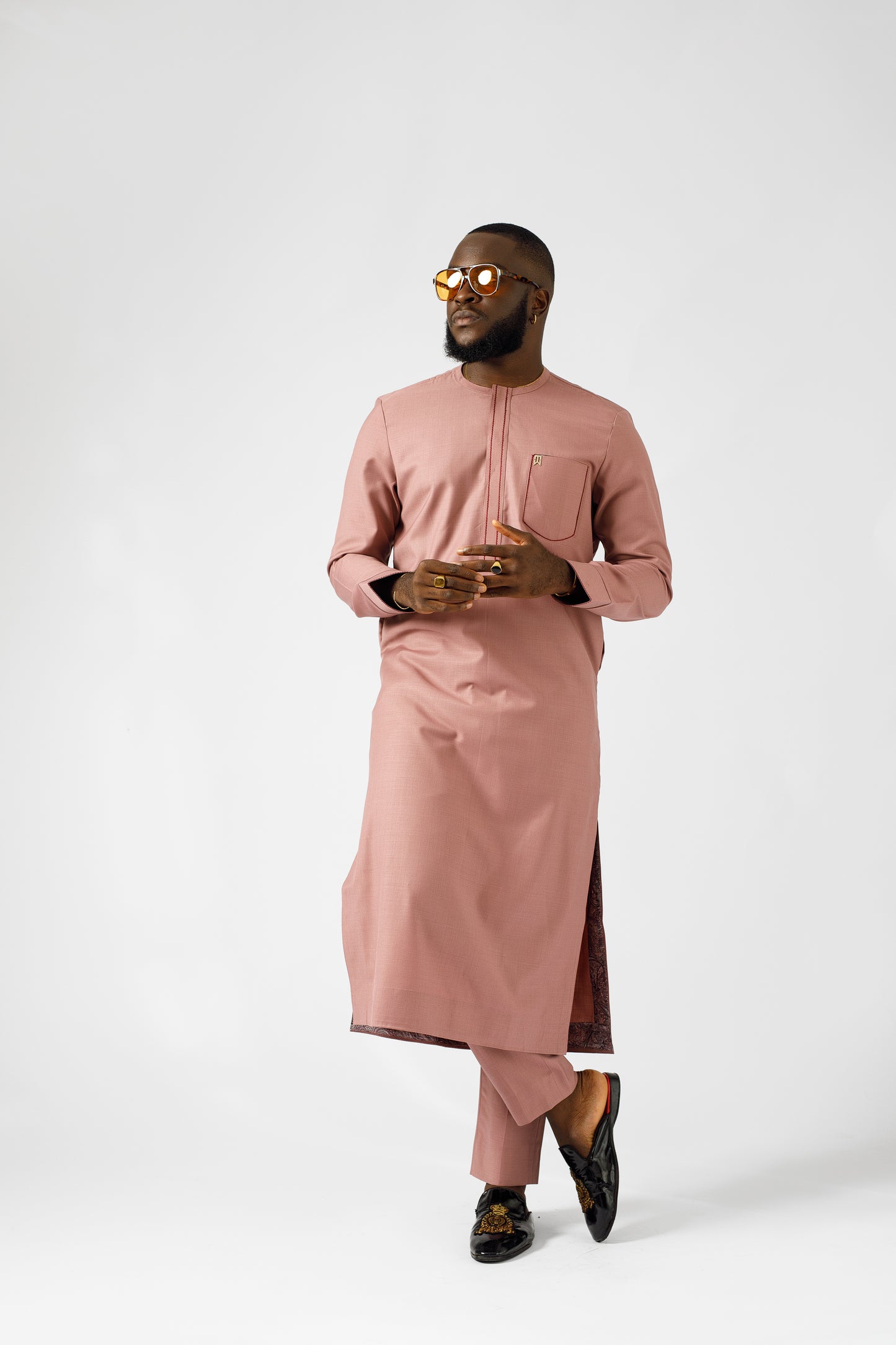 Peach kaftan